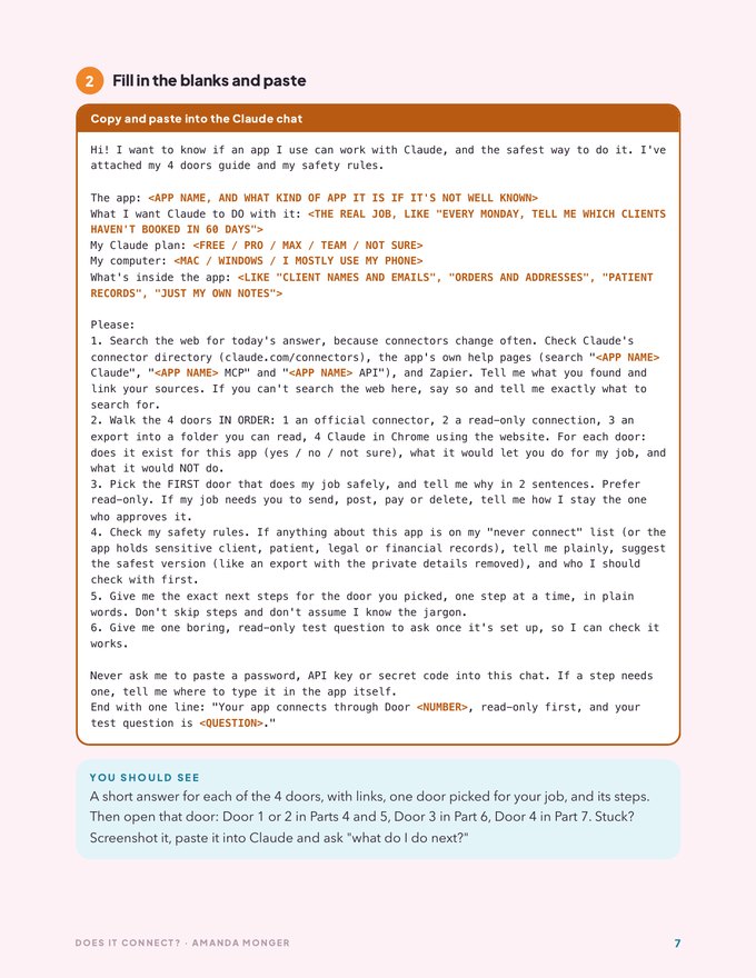A page from inside Does It Connect?