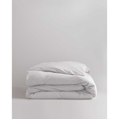 Quince Organic Luxe Waffle Duvet Cover