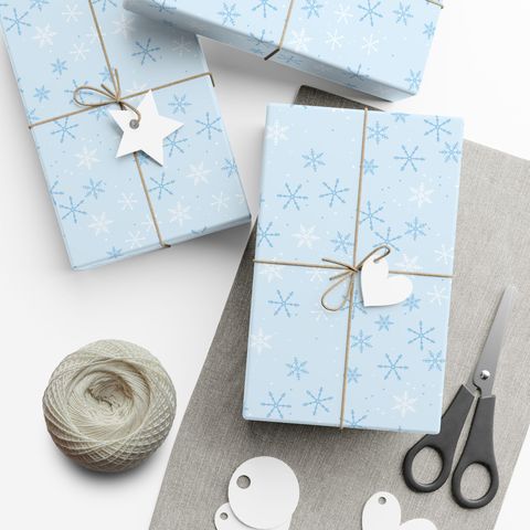 Snow Day Wrapping Paper from Amanda's Etsy shop