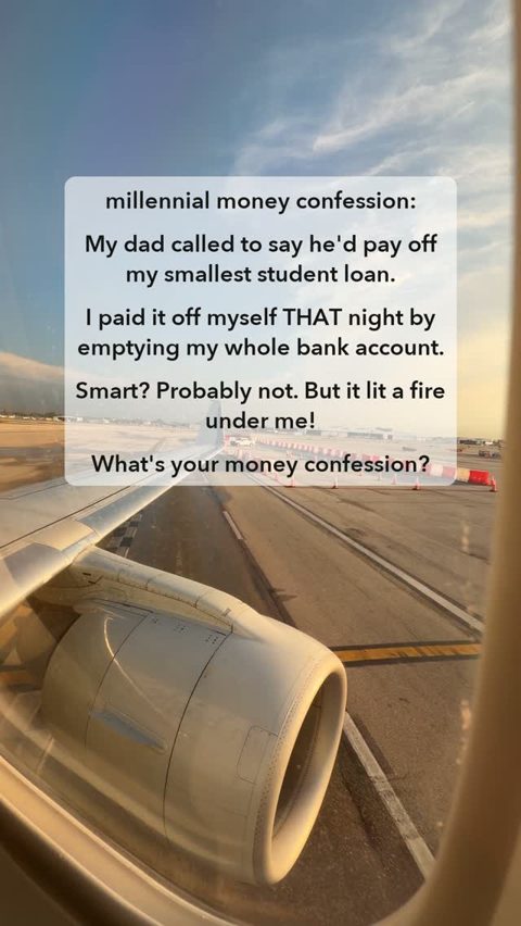 A money confession reel my AI posted, 64K views
