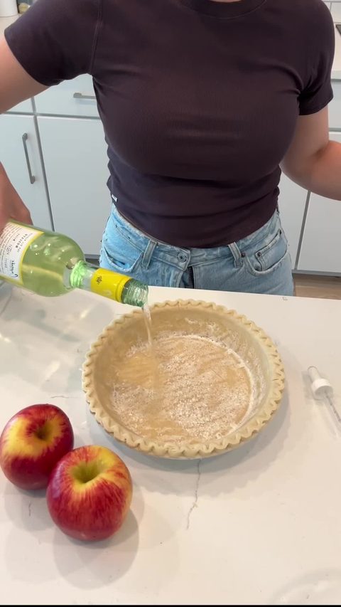 Make Apple White Wine Pie ❤️🥧🍎🍷